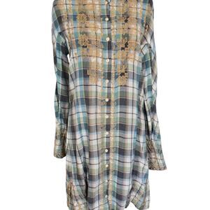 Johnny Was Shirt Dress NWT